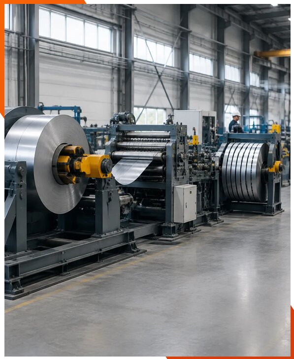 Поставка линий продольной резки металла под ключ в Тобольске